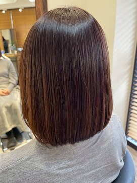 ヘアリゾート粋 トゥジュ 池袋東口店(tujuh) 艶髪/ミディアム/ボブ/ナチュラルブラウン