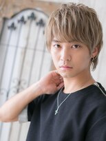 グルーミングサロン バーバー キャッスル 北浦和西口(Grooming salon Barber Castle)&nbsp;フルバングミルクティーブロンド清潔感メンズカットa北浦和