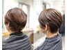 毛流れ根本の立ち上げに♪大人似合わせカット＋ポイントパーマ