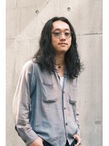 ブークル(boucle)&nbsp;メンズロングパーマ　ロン毛パーマ　ソバージュパーマ