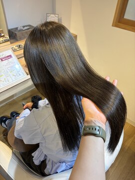 マリブ ヘアリゾート 伊勢崎本店(malibu hair resort) rina 透明感オリーブグレージュ