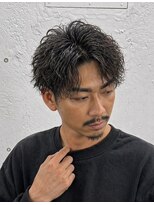 ムード オオサカ(MOOD OSAKA)&nbsp;メンズカットパーマ/ソフトツイストスパイラル/刈り上げマッシュ