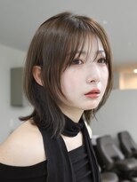 オーラ オモテサンドウ(Aura omotesando)&nbsp;シースルーバング×ハッシュレイヤーボブ