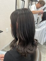 バセット バイ アルター 鎌取店(basset by aL-ter)&nbsp;ダークパープル/ナチュラルショート/ミルクブラウン/夏/鎌取