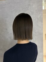 モク(mok)&nbsp;大人かわいい切りっぱなしボブ