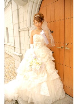 アルファーカット イチノハシ(ALPHACUT ichinohashi) 【ドレス】ブライダルドレス編み込みアレンジ