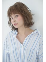 リー 甲子園(Lee) 毛先パーマ×ミルクティーベージュ