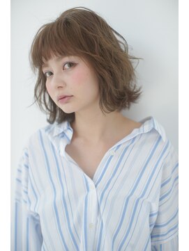 リー 甲子園(Lee) 毛先パーマ×ミルクティーベージュ