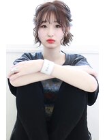 ラフィス ヘアー バース たまプラーザ店(La fith hair Bath) 【Lafith】ねじりアレンジ×切りっぱなしボブ