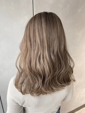 リフル 八王子(RIFULL) 【RIFULL 八王子】 ハイライト ベージュカラー バレイヤージュ