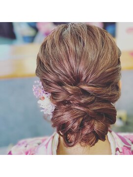 ヘアーステージブルーム(HAIR STAGE BLOOM) 袴ヘアアレンジ