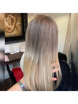 ボアップ 松山店(boappu) #ミルクティーベージュ#ケアブリーチ