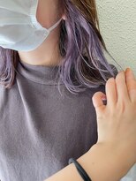 テトラ バイ ネオリーブ 横浜西口店(tetra by neolive)&nbsp;色落ちも可愛いインナーカラーパープル☆