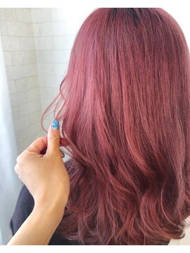 アルマヘア(Alma hair) ハイトーンピンクサワーカラー