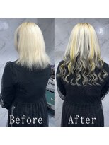 ARビューティー ギンザ(AR Beauty Ginza)&nbsp;ホワイト×イエロー×ブラック#シールエクステ#銀座