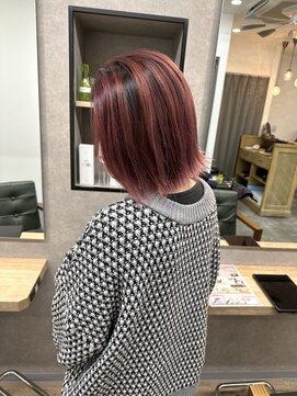 リベストバイジェービー 稲毛(li best. byjb) グレージュカラー/ボブウルフ/黒髪/ココアベージュ[稲毛/稲毛駅]