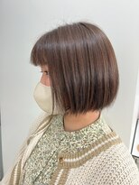 クラン 六甲道(Chlan)&nbsp;丸み顎ラインボブ×インナーカラー