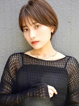 ブゾン(buZon) 【buZon ブゾン】大人ガーリー前下がりショートボブ丸みショート