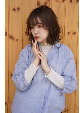 ブゾン(buZon) 【buZonブゾン】　切りっぱなしｘショコラブラウン