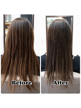 ビート(Beat) ワンカラーで赤みキャンセル髪質改善カラー