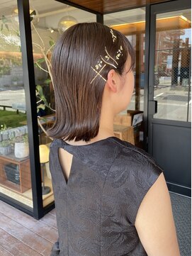 ヘア プロデュース キュオン(hair produce CUEON.) お呼ばれヘア×タイトヘア