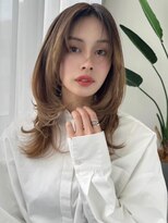 ソヨン 金山店(SOYON)&nbsp;ウェーブミディアム/似合わせカット/ウルフ/小顔/メルティカラー