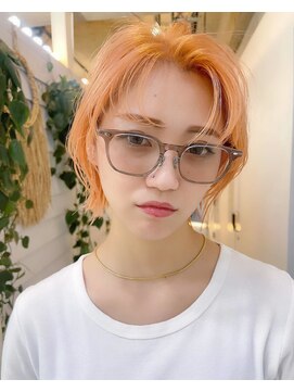 エイム(AiM) ハイトーンオレンジ/ハイトーンカラーハイトーンボブ