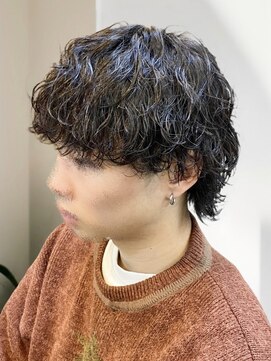 ビッケメンズヘア(Vicke Men's hair) 波巻きパーマメンズツイストスパイラルパーマツーブロック