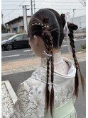 袴ヘアセット