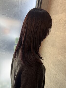 ブレイブ ヘアデザイン(BRaeVE hair design) 顔周りレイヤー/ラベンダー