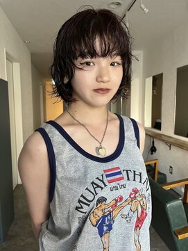 ソイ コンク 下北沢(soi conc) ボブパーマ/オレンジブラウン__下北沢