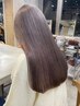 フルカラー+オージュアトリートメント￥8800#レイヤーカット#ケアブリーチ