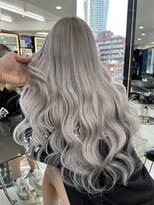 ラピス 渋谷本店(Lapis) ホワイトシルバーカラー/シールエクステ/髪質改善/ウェーブヘア
