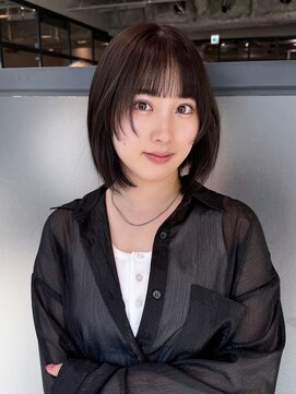 アルバム 銀座(ALBUM GINZA) ロングおくれ毛顔周りレイヤー韓国ヘア_F30897
