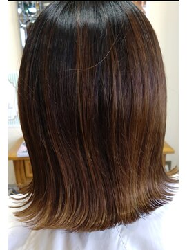 切りっぱなしカット