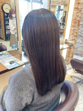 ルページ 千葉(lpage) 髪質改善/顔周りレイヤーカット/グレージュ[千葉/千葉駅]