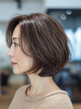 サンタフェ 岡崎店(Santa'Fe) 白髪ぼかしカラー/脱白髪染め/グレイカラー/大人女性