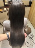 艶髪髪質改善縮毛矯正同日施術