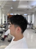 春◎メンズ短髪パーマなし好印象ツーブロック簡単スタイリング