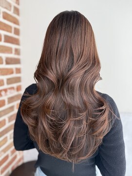 エニー 栄(Any) 韓国レイヤー×うるつやブラウン