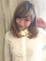 【AnFyeforprco】透け感ゆるウェーブセミディ♪