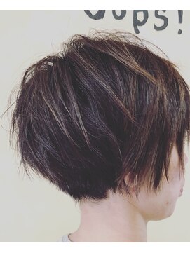 ヘアーメイク ウープス(hair make Oops!) ハンサムショート