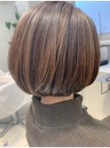 エアリーボブ、フレンチボブ、大人かわいい、ハイライト