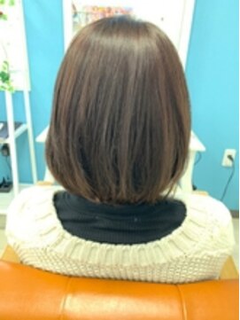 アラワラブルー(arrawarra blue) シンプルボブヘアー/20代/30代/40代/50代/倉敷/白楽町