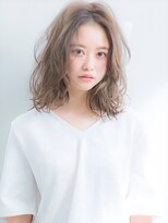 アグ ヘアー ビーコン 長野東和田店(Agu hair beacon) 《Agu hair》束感おしゃれカールミディ