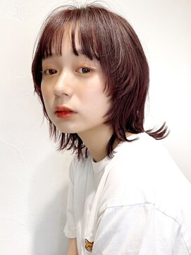 アイティーバイアルバム 松戸店(IT by ALBUM) ストレートナチュラルウルフ_マッシュショート_8526