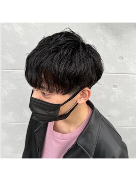 ヘアステージアミカル メンズマッシュパーマ