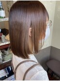 髪質改善トリートメント/長めボブ