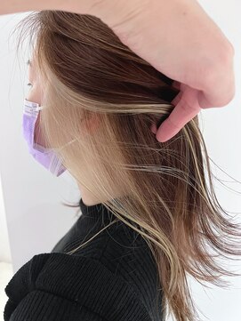 サルファ ヘアデザイン 名古屋 丸の内(S.ALPHA HAIR DESIGN) インナーベージュ