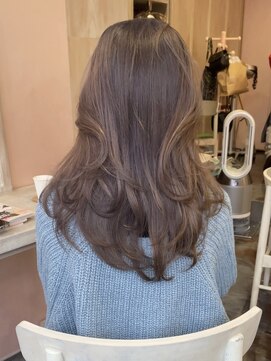 エン 仙台(en) レイヤーカット/１回ブリーチシフォングレージュ